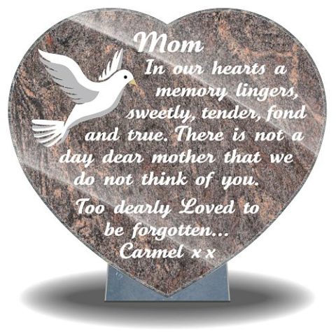 grandmother tombstone plaques bereavement gravestones graveside