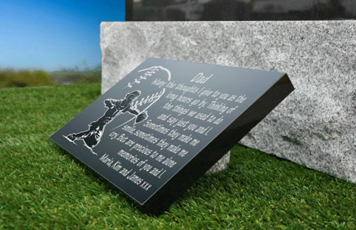Baseball Grave Gift with memorial verse
