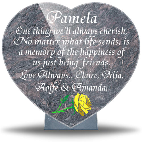 Personalised best friend plaque for headstone