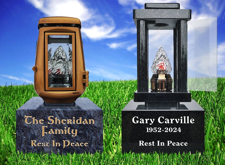 Best Cemetery and Grave Memorial Decoration! Powered by Gods Sunlight for Any Lost Loved One Gadget Zone UK® Memorial Cemetery Small Grave Light