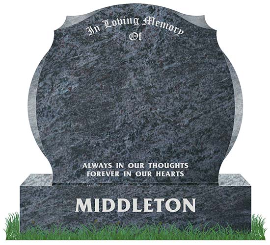 D34 Headstone. Ref: MH26