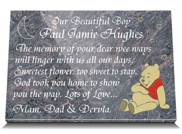 Baby Grave Plaque for Grave
